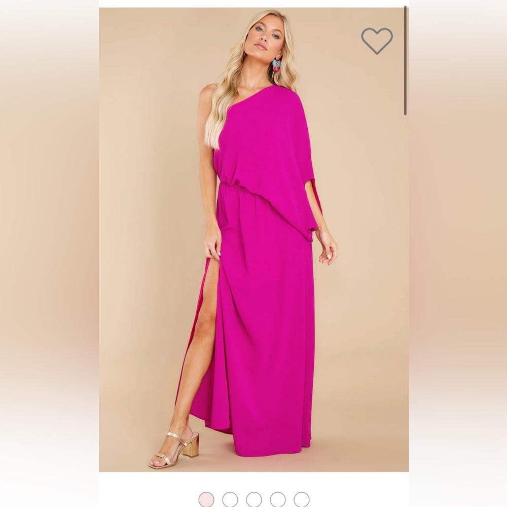Get Obsessed Fuchsia Maxi Dress - New